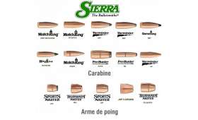 Ogives 1520 SIERRA cal.6mm SPT Varminter 85gr /100