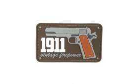 Patch écusson PVC Colt 1911 Vintage Firepower