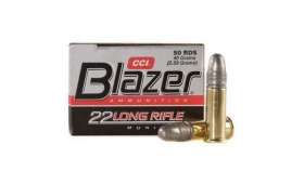 Boite de 50 Cartouches .22LR CCI BLAZER 40 GR PLOMB 0021