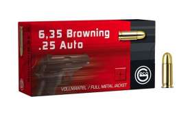 Boite de 50 cartouches Geco 6.35 Browning - 25 ACP
