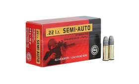 Boite de 50 munitions Geco Semi-Auto 40 grains, calibre .22 LR