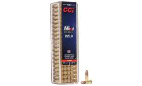 Boite de 100 Cartouches .22LR CCI MINI MAG CUIVREE RN 40gr