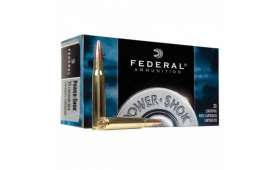 Boite de 20 cartouches FEDERAL calibre .222 Power Shok SP 50 gr