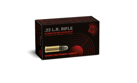 Boite de 50 munitions Geco Rifle 40 grains, calibre .22 LR