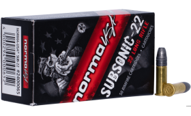 Boite de 50 cartouches NORMA USA SUBSONIC .22LR 40gr