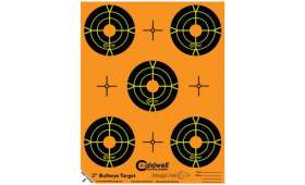 Cible 5cm Autocollante Bullseye CALDWELL Orange Peel x10