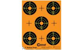 Cible 5cm Autocollante Bullseye CALDWELL Orange Peel x10