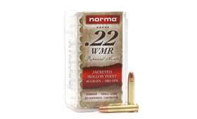 Boite de 50 cartouches NORMA .22LR MAGNUM JHP 40gr