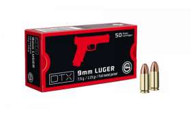 Boite de 50 cartouches Geco 9mm LUGER - 115 gr FMJ DTX