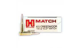 Boite de 20 Cartouches HORNADY ELD TM 6.5 Creedmoor - 140 gr - 81500