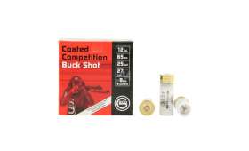 Boite de 25 cartouches GECO COMPETITION CC BUCK SHOT Cal 12 27g / 9 pellets