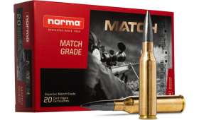 Boite de 20 cartouches NORMA .308Win MATCH DL DIAMOND LIME 10,9/68gr