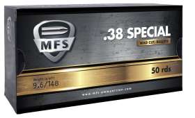 Boite de 50 Cartouches MFS 38 Special WADE CUTTER  LWC - 148 GRS