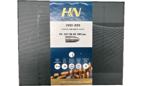 Ogives H&N cal.222 /.223 (.224) High Speed RN 55gr /1000