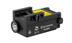 LAMPE SKYWOODS 300 LUMENS COMBO LASER VERT CALSS II