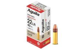 Cartouches Aguila Calibre 22 LR Interceptor SP 40 Grains - Boite de 50