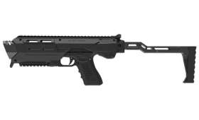 Poignée Grip avant montage picatinny avec bouton poussoir pour déclipserrapidement. Permet de mettre un chargeur 9 mm - .40