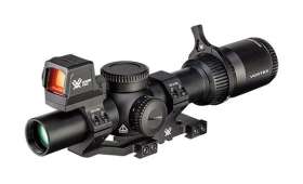 Vortex Pack - Lunette Venom 1-6x24 - AR BDC3 IL SFP (MOA) + Point Rouge fermé Venom 3 MOA + Montage