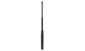 MATRAQUE TELESC. 21'' ACIER AVEC ETUI - POIGNEE CAOUTCHOUC