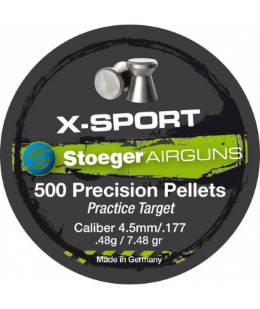 500 Plombs à air X-SPORT 4,5mm plate STOEGER