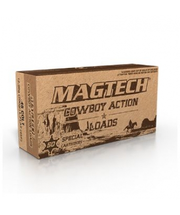 Cartouches .45 Colt 200 grains LFN Cowboy Action Shooting x 50 Magtech