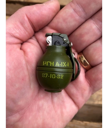 Porte Clé Briquet GRENADE OFFENSIVE