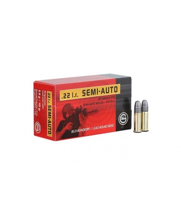 Boite de 50 munitions Geco Semi-Auto 40 grains, calibre .22 LR