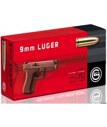 Boite de 50 cartouches Geco 9mm LUGER - 124 gr FMJ