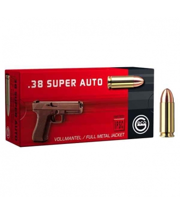 Boite de 50 cartouches Geco .38 SUPER AUTO - 124 gr FMJ