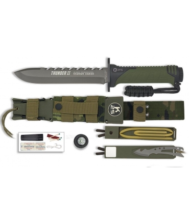 COUTEAU de survie K25 THUNDER II CAMO VERT