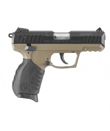 PISTOLET RUGER SR22 PB CAL. 22LR - Canon 3.5 - Flat Dark Earth