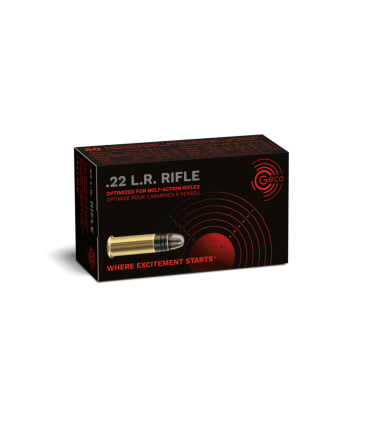 Boite de 50 munitions Geco Rifle 40 grains, calibre .22 LR