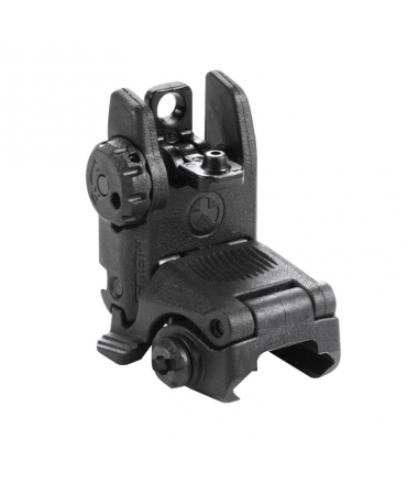 Hausse avec Oeilleton repliable Magpul MBUS GEN2 pour rail Picatinny. Noir