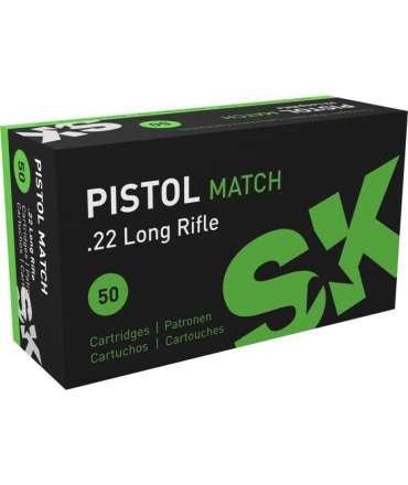 Boite de 50 Cartouches 22LR 40gr SK PISTOL MATCH