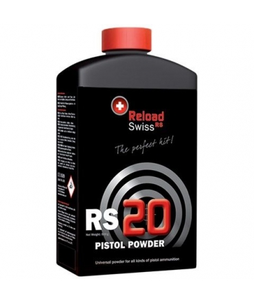 Poudre arme courte RS20 RELOAD SWISS - Bidon 500g