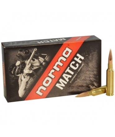 Boite de 20 cartouches NORMA HPBT Match cal. 6.5 Creedmoor - 130 gr