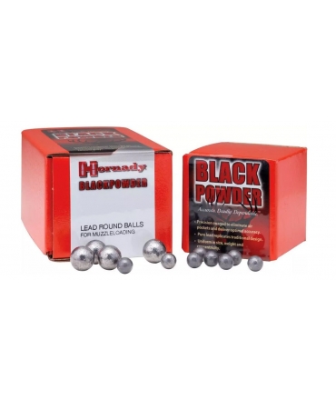 Boite de 100 ogives rondes Hornady 44 .454 / 6070