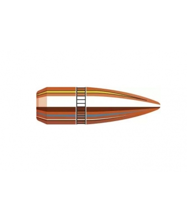 Boite de 100 ogives Hornady 22 .224 55gr FMJ BT / 2267