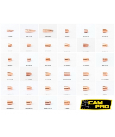 Paquet de 500 Ogives PLOMB CUIVRE 30 RN-FCP 110gr Diam .308