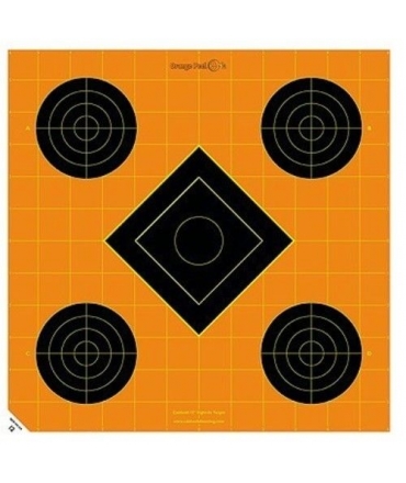 Cible 30cm Autocollante Sight-In CALDWELL Orange Peel x5