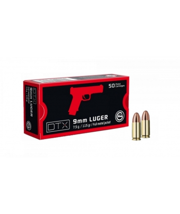 Boite de 50 cartouches Geco 9mm LUGER - 115 gr FMJ DTX