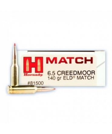 Boite de 20 Cartouches HORNADY ELD TM 6.5 Creedmoor - 140 gr - 81500