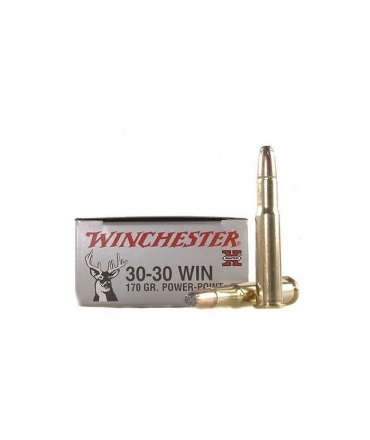 Boite de 20 cartouches Winchester 30-30 WIN POWER POINT 170gr