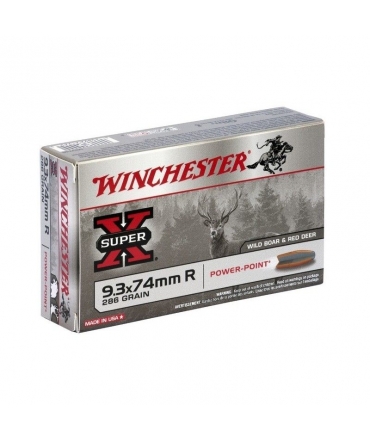 Boite de 20 cartouches Winchester 9.3x74R POWER POINT 286gr