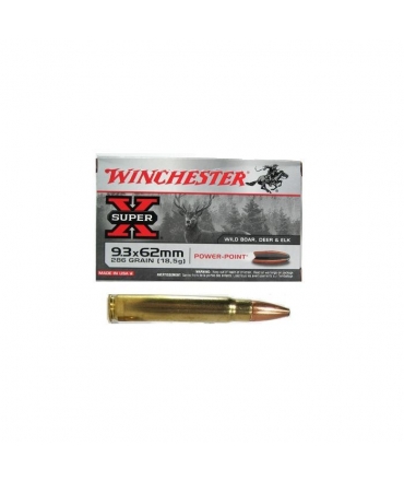 Boite de 20 cartouches Winchester 9.3x62 POWER POINT 286gr