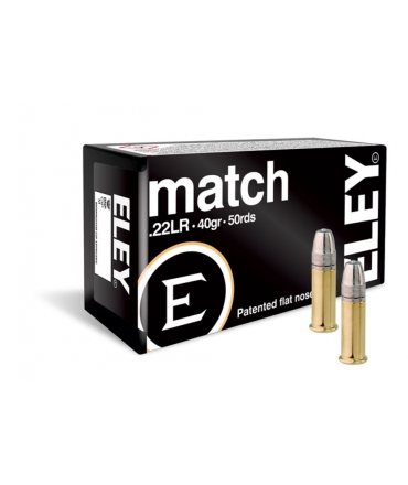 Boite de 50 cartouches ELEY MATCH 40gr .22LR