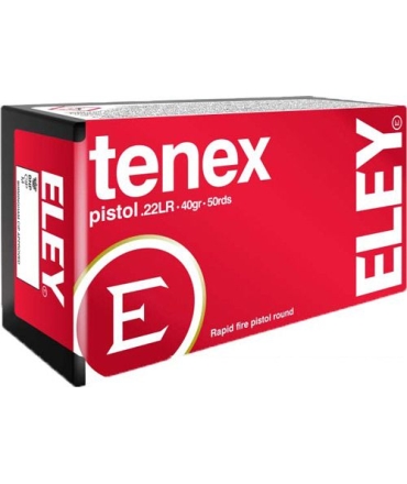 Boite de 50 cartouches ELEY TENEX PISTOL 40gr .22LR