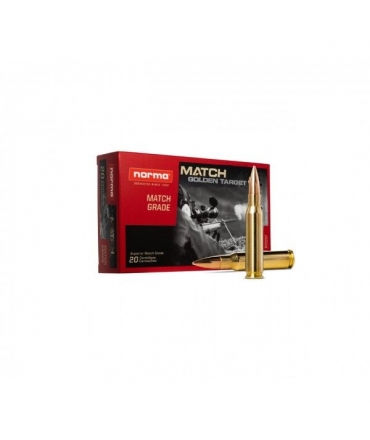 Boite de 20 cartouches NORMA .308Win Golden Target 10,9g/168grs