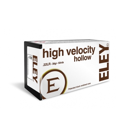 Boite de 50 cartouches ELEY HIGTH VELOCITY HP 38gr  .22LR