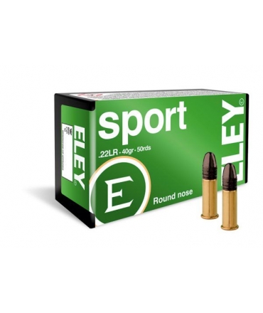 Boite de 50 cartouches ELEY SPORT 40gr  .22LR